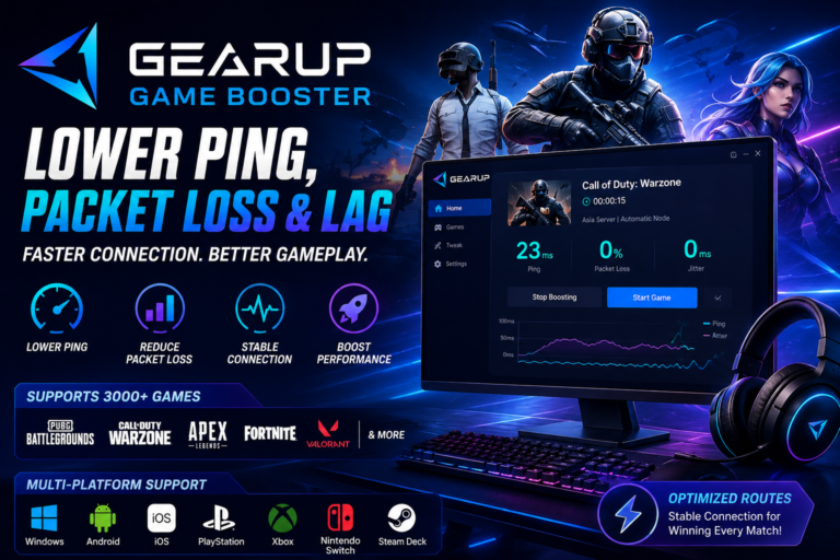 GearUP Game Booster Review