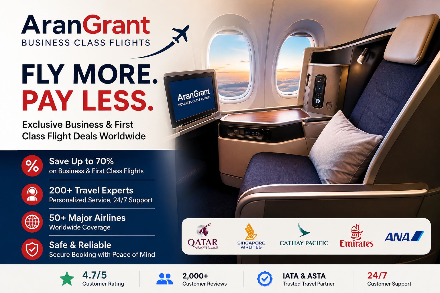 AranGrant Business Class Flights Review